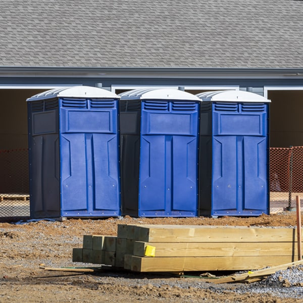 do you offer hand sanitizer dispensers inside the portable restrooms in Greenbush